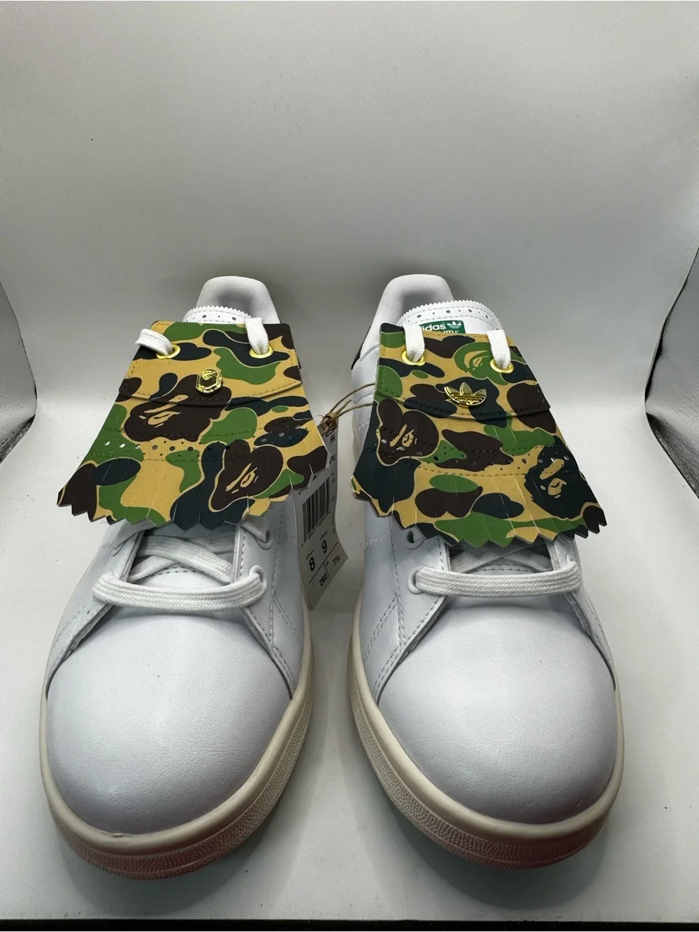 BAPE x adidas Stan Smith Golf Cloud White Green IG5916 Brand New Deadstock Size